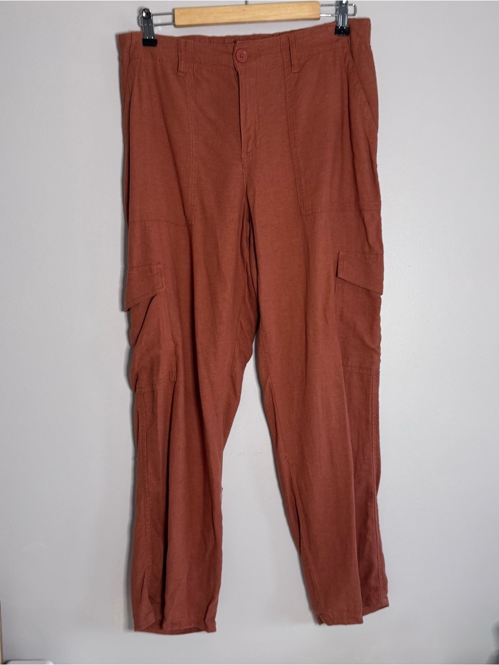 Sanctuary rust cropped pants size large
